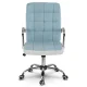 Sofotel Benton Office Chair, Fabric/Eco-Leather, Blue-White