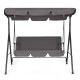 3-Seater Garden Swing Freestanding Steel MultiGarden, Grey