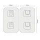 Promedix PR-475 Self-Adhesive Wall Mounting Kit for Dispenser