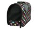 Large pet carrier bag for dogs and cats black