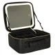 Make-up Case Bag Organaizer with LED Mirror, Balck