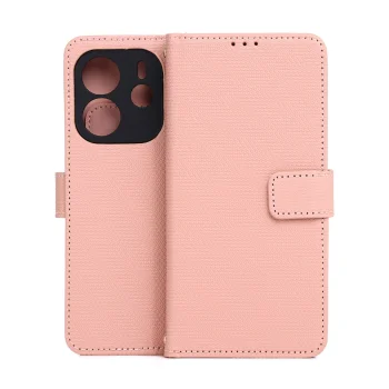 TFO Smart Triangle Wallet Case for Xiaomi Redmi Note 14 4G, Pink