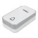 GreenBlue GB157 W Wireless Kinetic Doorbell, 38 Melodies, 200m, White