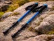 Verk Group Nordic Walking & Trekking Poles with Tips and Cover, Blue