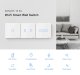 Wall Mounted Smart Light Switch (1-channel) /WiFi/ RF 433 Sonoff T1 EU TX