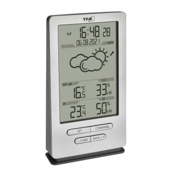 TFA 35.1162.54 XENA Wireless Weather Station, Silver