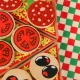 Wooden Pizza Play Set with Velcro and Accessories, 20 cm