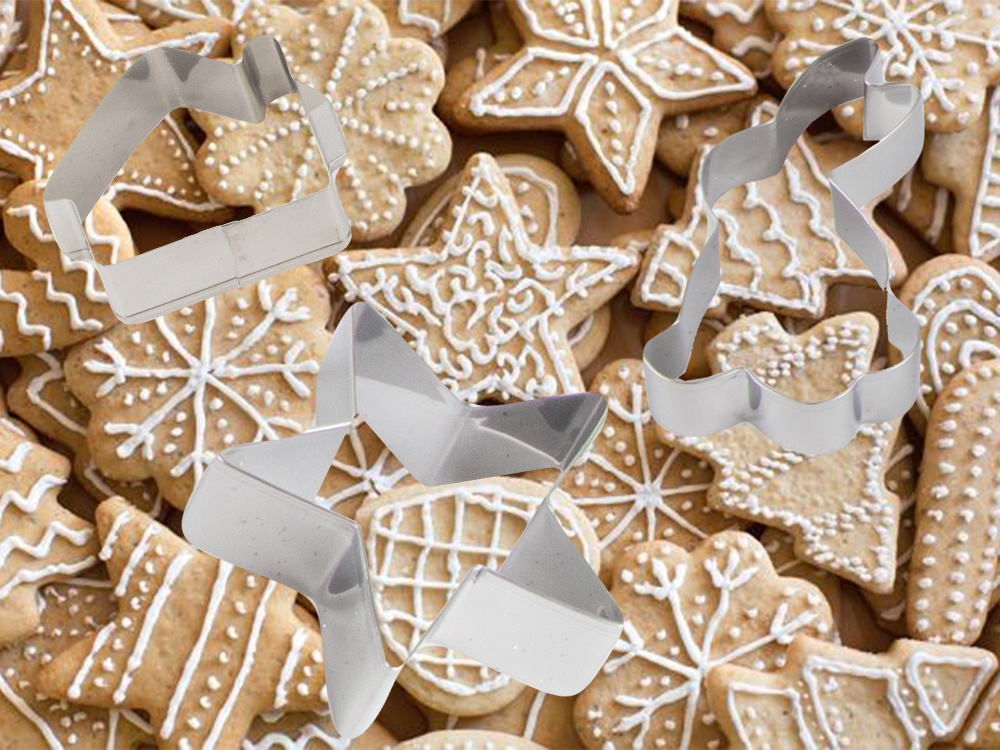Christmas Cookie Gingerbread Cutter Shapes Set, 15 pcs. (0)