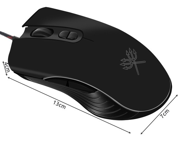 DUNMOON M16716 Wired Gaming Mouse with LED Backlight (2)