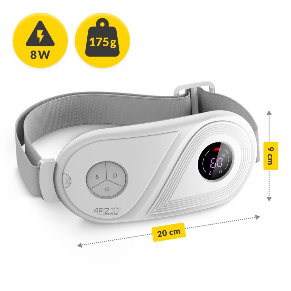 Menstrual Heating Pad for Period Pain Relief 4FIZJO, White (1)