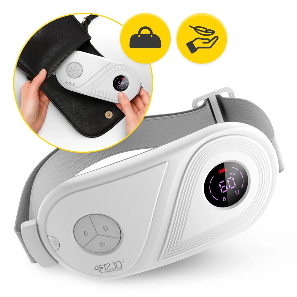 Menstrual Heating Pad for Period Pain Relief 4FIZJO, White (0)