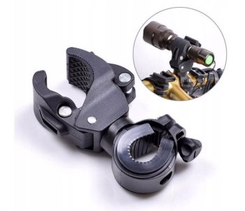 Universal Adjustable Bicycle Handlebar Flashlight Holder