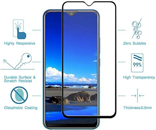 5D Tempered Glass Screen Protector For Xiaomi Redmi 9, black (0)