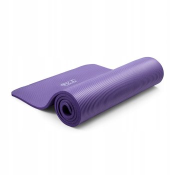 4Fizjo Gymnastic Non-Slip Fitness Foam Yoga Mat Foam NBR 180x60x1.5cm, Purple