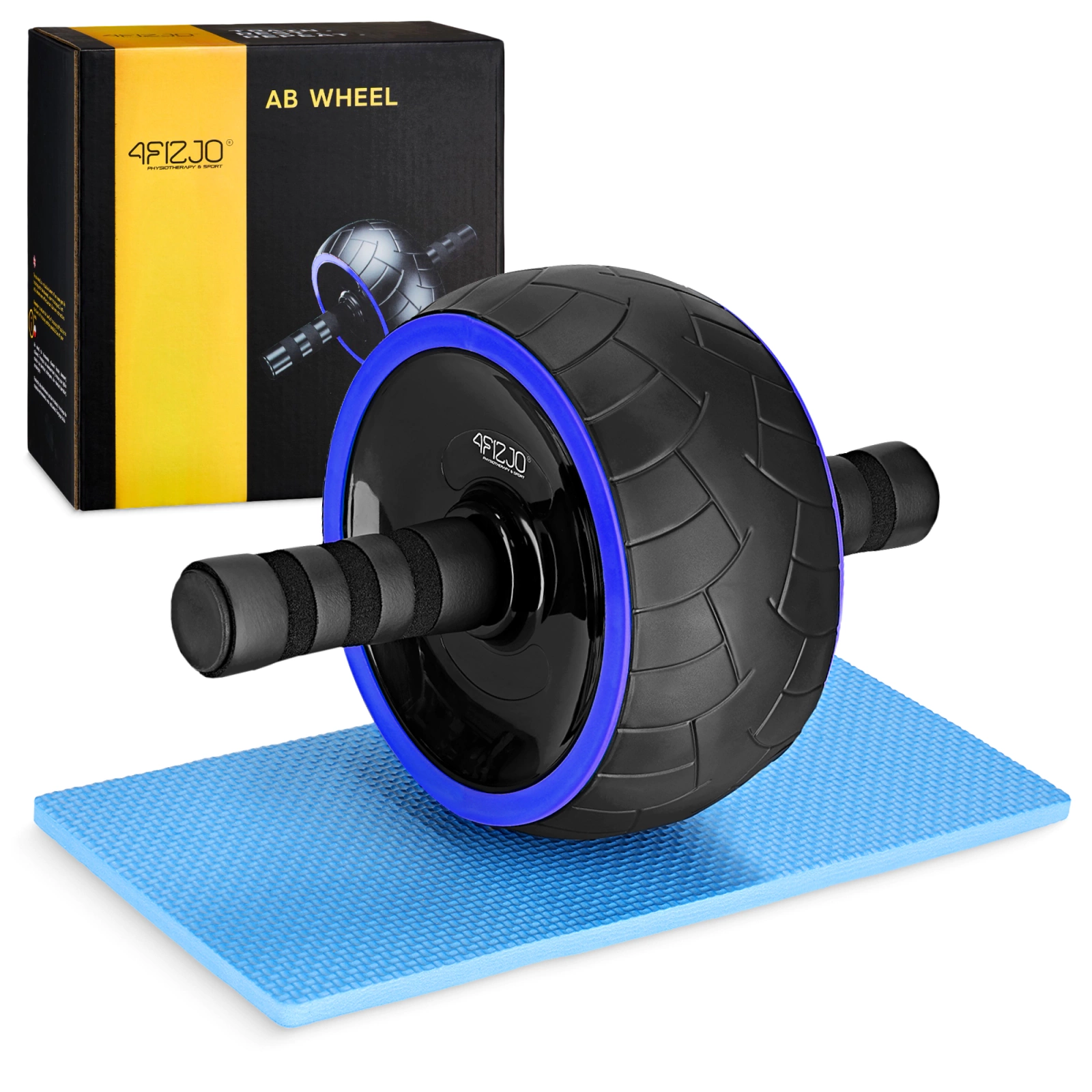 Ab Roller Wheel XL for Core Workouts 4FIZJO, Blue
