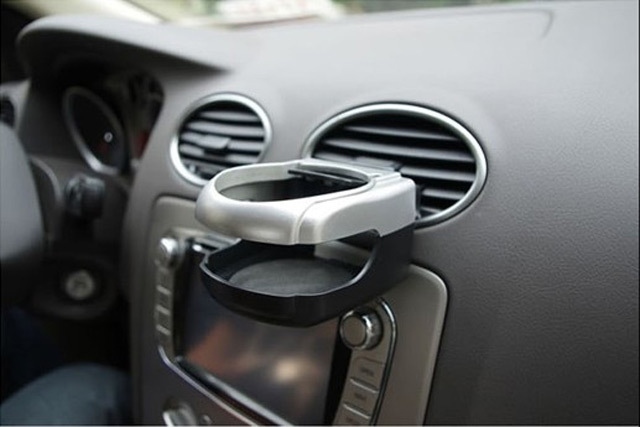Universal Car Cup Holder, Silver (0)
