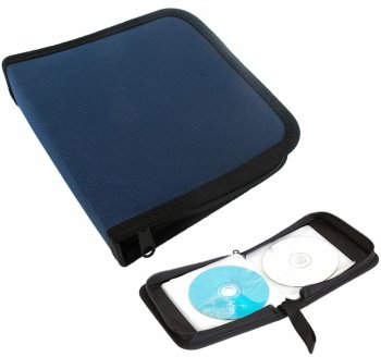 Disc case for 40 cd/dvd discs nieb