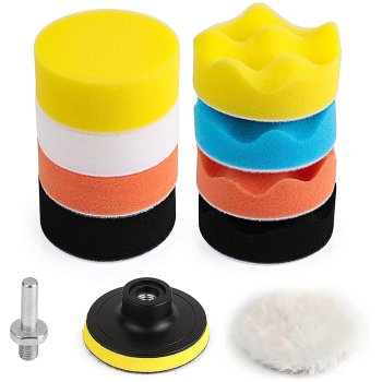 Polishing Sponge Set, Drills Pad, 80 mm, 8 pcs.