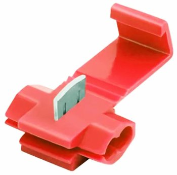 Quick Splice Wire Connectors 10 Pack for 0.5-1.5 mm² Cable, Red