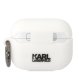 Karl Lagerfeld KLAPRUNIKH AirPods Pro cover white/white Silicone Karl Head 3D