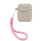 Guess GUACA2LSVSGP AirPods cover gray pink/grey pink Silicone Vintage