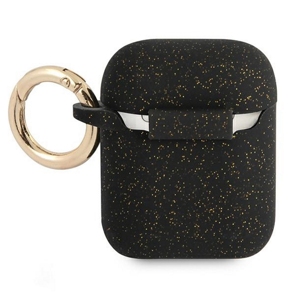 Guess GUA2SGGEK AirPods cover black/black Silicone Glitter (0)