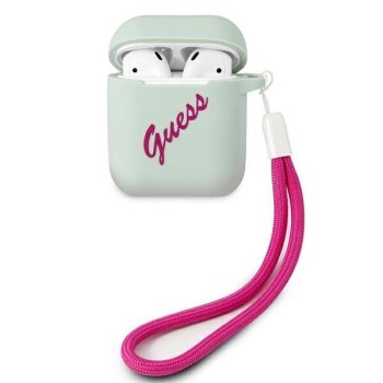 Apple AirPods 2gen / 1gen Guess Silicone Vintage Case Cover, Blue