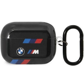 BMW AirPods Pro 2 Case Tricolor Stripes, Black