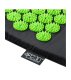 4Fizjo Acupressure mat acupuncture massage mat + Pillow 68 x 42cm, Black / Green