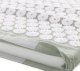 Acupressure Massage Mat + pillow (124 x 48 cm, Grey)