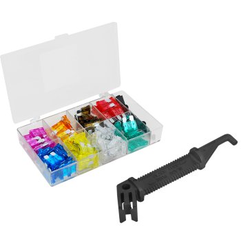 Automotive Fuses 3A to 30A 100-Piece Car Fuse Kit by LTC