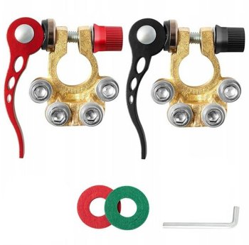 Universal battery clamps 2pcs