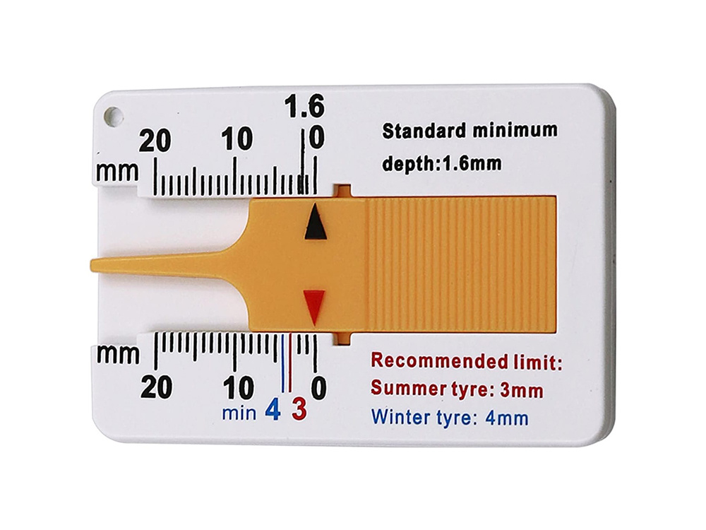 Tester Tyre Wear Indicator Tread Depth Gauge (2)