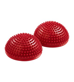 Sensory hemisphere with spikes foot massage 2pcs, 16cm | Sensory hemisphere with spikes foot massage Red