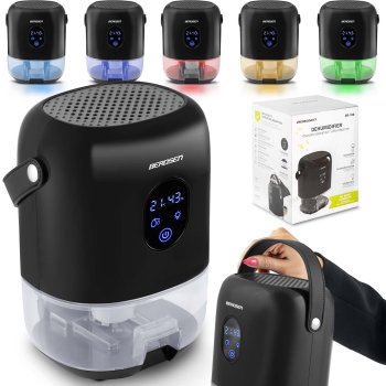 Air Dehumidifier, Moisture Absorber, Black (Berdsen BR-10B)