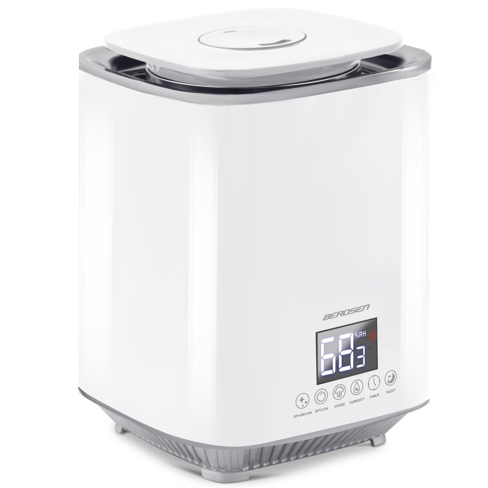 Air Humidifier with Aromatherapy, Ionizer, 2600 ml, White (Berdsen BD-502) (1)