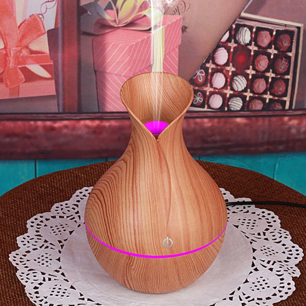 Ultrasonic Air Humidifier Electric Diffuser, Beige (0)
