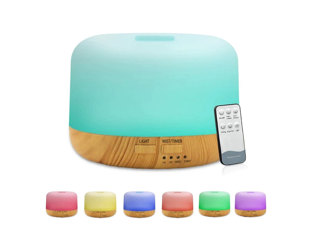 Electric Ultrasonic Air Humidifier / Aroma Diffuser with Remote Control, 300 ml (8)