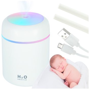 Air Humidifier and Essential Oil Aroma Diffuser, 300ml