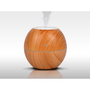 Electric Ultrasonic Air Humidifier / Diffuser / Aromatherapy LED, 130 ml