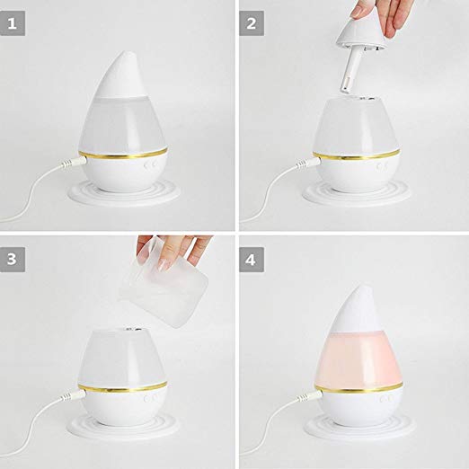 Ultrasonic Air Humidifier Diffuser | Ultraskaņas Gaisa Mitrinātājs (1)