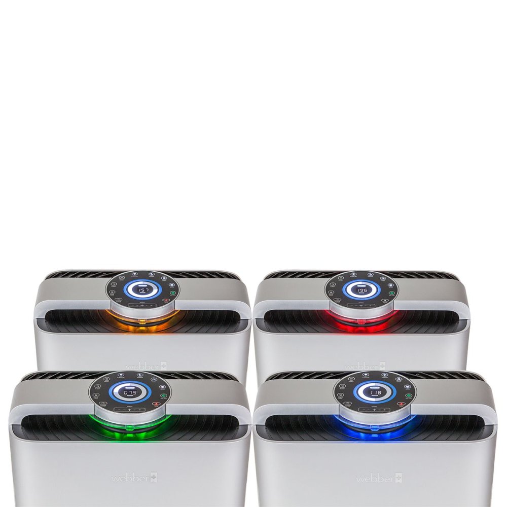 WEBBER AP9700 Smart WiFi Air Purifier with Humidifier, silver (3)