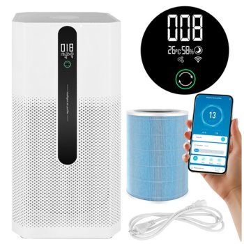 Ruhhy Ioniqs 26816 Air Purifier with HEPA Filter and Wi-Fi