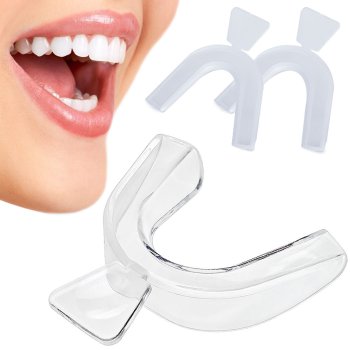 Anti Grinding Night Dental Teeth Mouth Guard Protection, 2pcs.