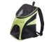 Front pet carrier backpack for dog or cat, green