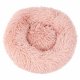 Soft Plush Pet Bed for Dogs and Cats 95 cm, pink