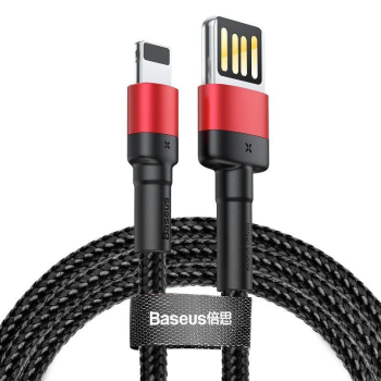 Baseus Cafule Special USB to Apple iPhone Lightning Data Charging Cable, 2.4A, 1m, Black