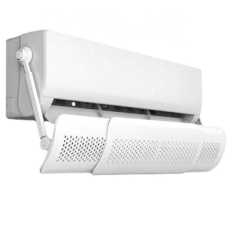 Adjustable Air Conditioner Deflector Wind Baffle 72-102 cm, white