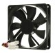 120mm Case Fan Quiet PC Cooling Fan High Airflow 2000 RPM MOLEX, black