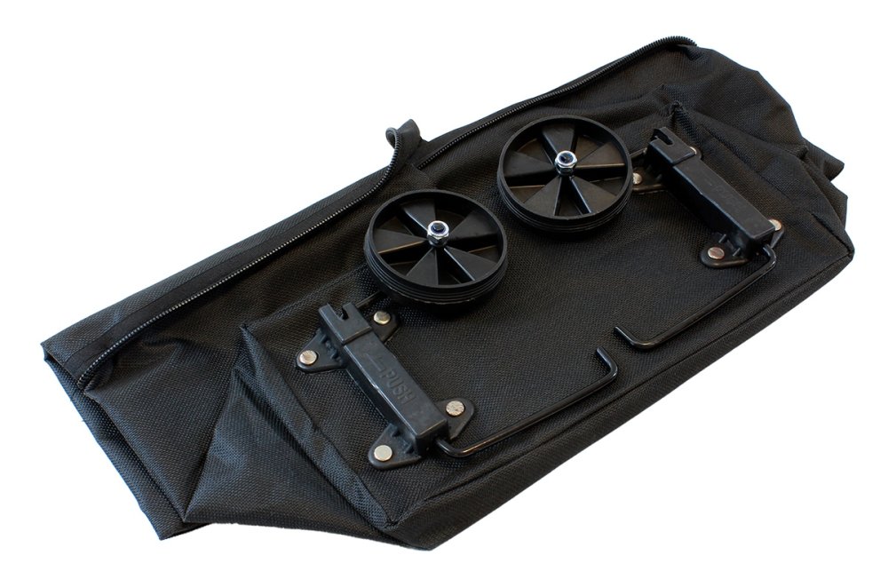 Foldable Shopping Trolley Bag with Wheels, black (3)